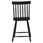 Andrews Windsor Counter Height Dining Side Chair Black (Set of 2)