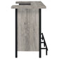 Bellemore Freestanding Home Bar Wine Cabinet Grey Driftwood
