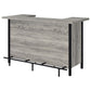 Bellemore Freestanding Home Bar Wine Cabinet Grey Driftwood