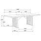 Adina 10-piece Extension Dining Set Distressed Light Brown