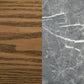 Franklin 50-inch Round Dining Table Grey and Dark Oak