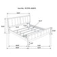 Carlton 4-piece California King Bedroom Set Cappuccino