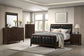 Carlton Wood Queen Panel Bed Cappuccino