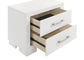 Jessica 5-piece Eastern King LED Bedroom Set Snow White