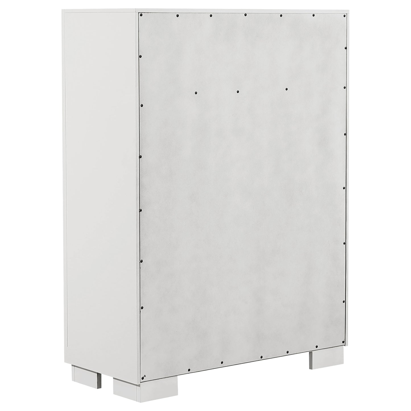 Jessica 6-piece Eastern King LED Bedroom Set Snow White