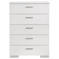 Felicity 6-piece Queen Bedroom Set White High Gloss