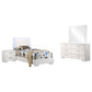 Felicity 4-piece Twin Bedroom Set White High Gloss