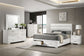 Felicity California King Storage Bed White High Gloss