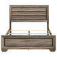 Kauffman Wood Queen Panel Bed Washed Taupe