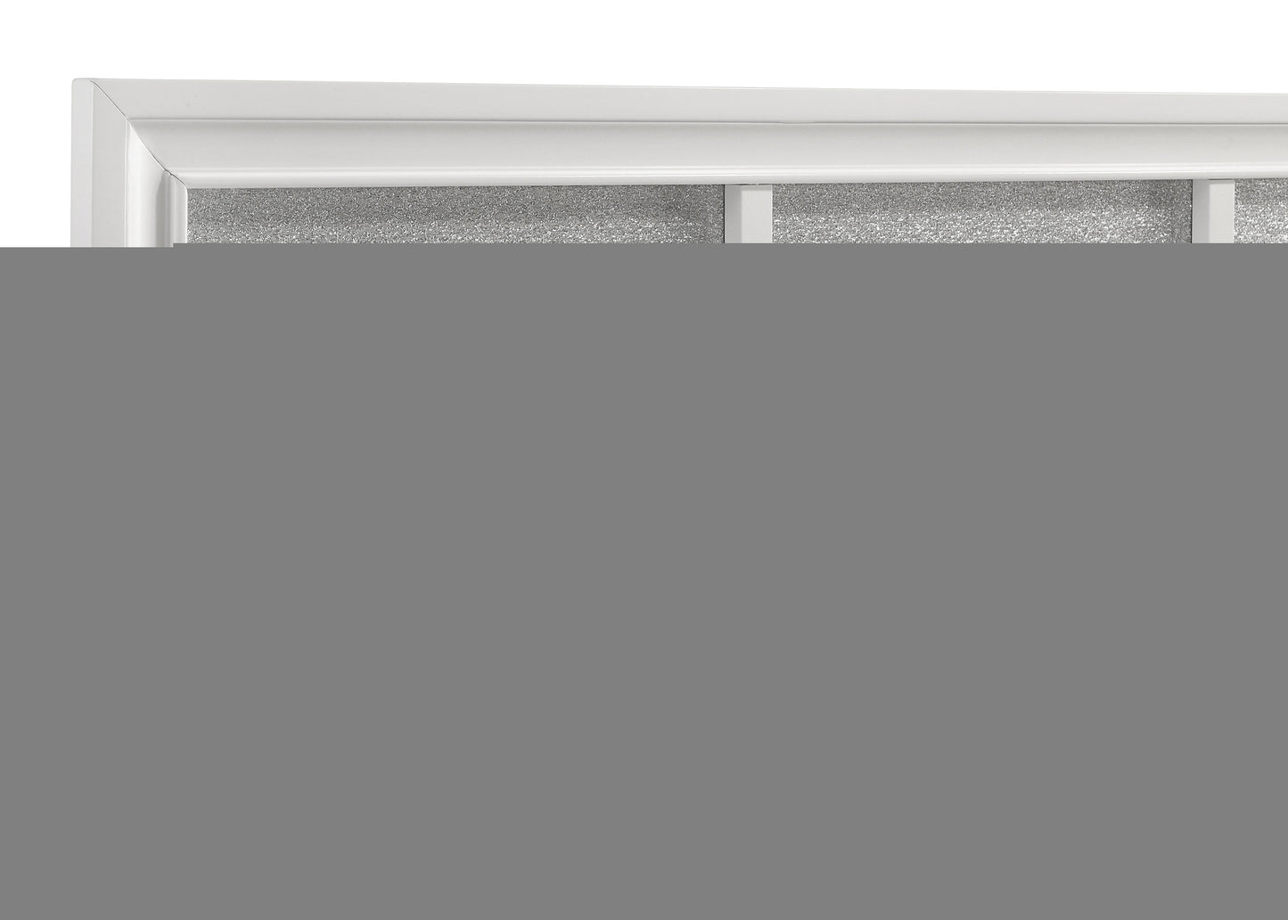 Barzini Wood California King Panel Bed White