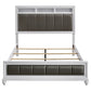 Barzini Wood Queen Panel Bed White
