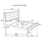 Watson Five-piece Eastern King Bedroom Set Grey Oak