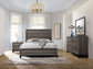 Watson Four-piece California King Bedroom Set Grey Oak