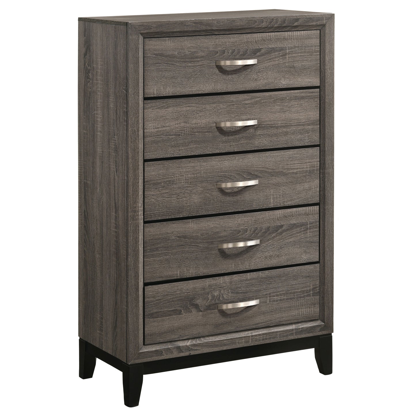 Watson Five-piece California King Bedroom Set Grey Oak