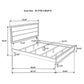 Watson Five-piece California King Bedroom Set Grey Oak