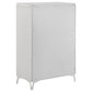 Cassia 5-piece Queen LED Bedroom Set White High Gloss