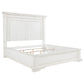 McKinney Queen LED Light Panel Bed Vintage White