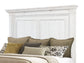McKinney Queen LED Light Panel Bed Vintage White