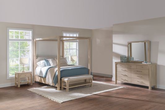 Solano 4-piece Queen Bedroom Set Weathered Mango