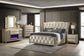 Lorient 5-piece Eastern King Bedroom Set Ivory and Camel