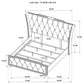 Lorient 5-piece Queen Bedroom Set Ivory and Camel