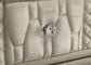Lorient 8-drawer LED Flame Box Dresser and Mirror Ivory Camel
