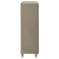 Lorient 5-drawer LED Chest of Drawers Ivory and Camel