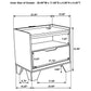Henderson 5-piece Eastern King Bedroom Set Medium Oak