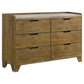 Henderson 5-piece Queen Bedroom Set Medium Oak