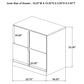 Ines 5-piece Queen Bedroom Set Navy and White High Gloss