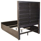 Durango 80-inch Queen Panel Bed Taupe Oak