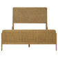 Arini Rattan California King Panel Bed Sand Wash and Natural