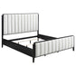 Brookmead 5-piece Upholstered Cal King Bedroom Set Black