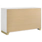 Caraway 6-drawer Dresser White