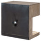 Kenora 1-drawer Nightstand Bedside Table Barley Brown