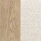 Kailani 52-inch Queen Wingback Bed Beige Oak