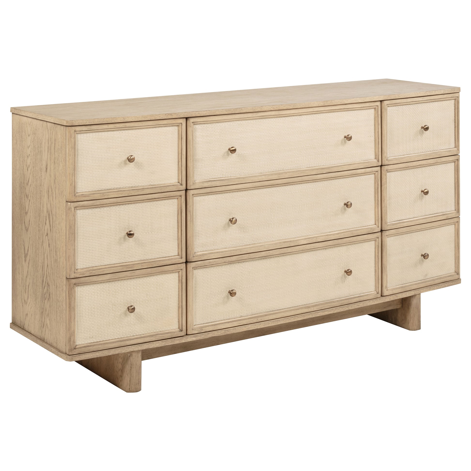 Kailani 9-drawer Dresser Cabinet Beige Oak Best 4 Less Furniture & Mattress Discount Kailani 9-drawer Dresser Cabinet Beige Oak Best 4 Less Furniture & Mattress Discount