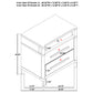 Gracemont 4-piece Queen Bedroom Set White