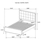 Robyn Wood Full Platform Bed Light Ash