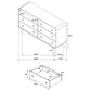 Robyn 4-piece California King Bedroom Set Light Ash