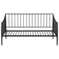 Newbury Metal Twin Daybed Bed Frame Matte Black