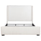 Natasha 65-inch Upholstered California King Bed Cream