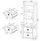 Westpark 3-piece Twin Bedroom Set Bookcase Headboard Black