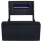 Tisdall Eastern King Flame Visualizer Wingback TV Bed Black