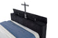 Tisdall Eastern King Flame Visualizer Wingback TV Bed Black