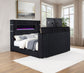 Tisdall California King Flame Visualizer TV Bed Black