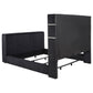 Tisdall California King Flame Visualizer TV Bed Black