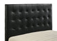 Medley Genuine Leather Eastern King Platform Bed Black
