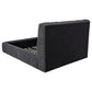 Nollet 48-inch Upholstered Queen Panel Platform Bed Grey