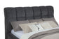 Nollet 48-inch Upholstered California King Platform Bed Grey